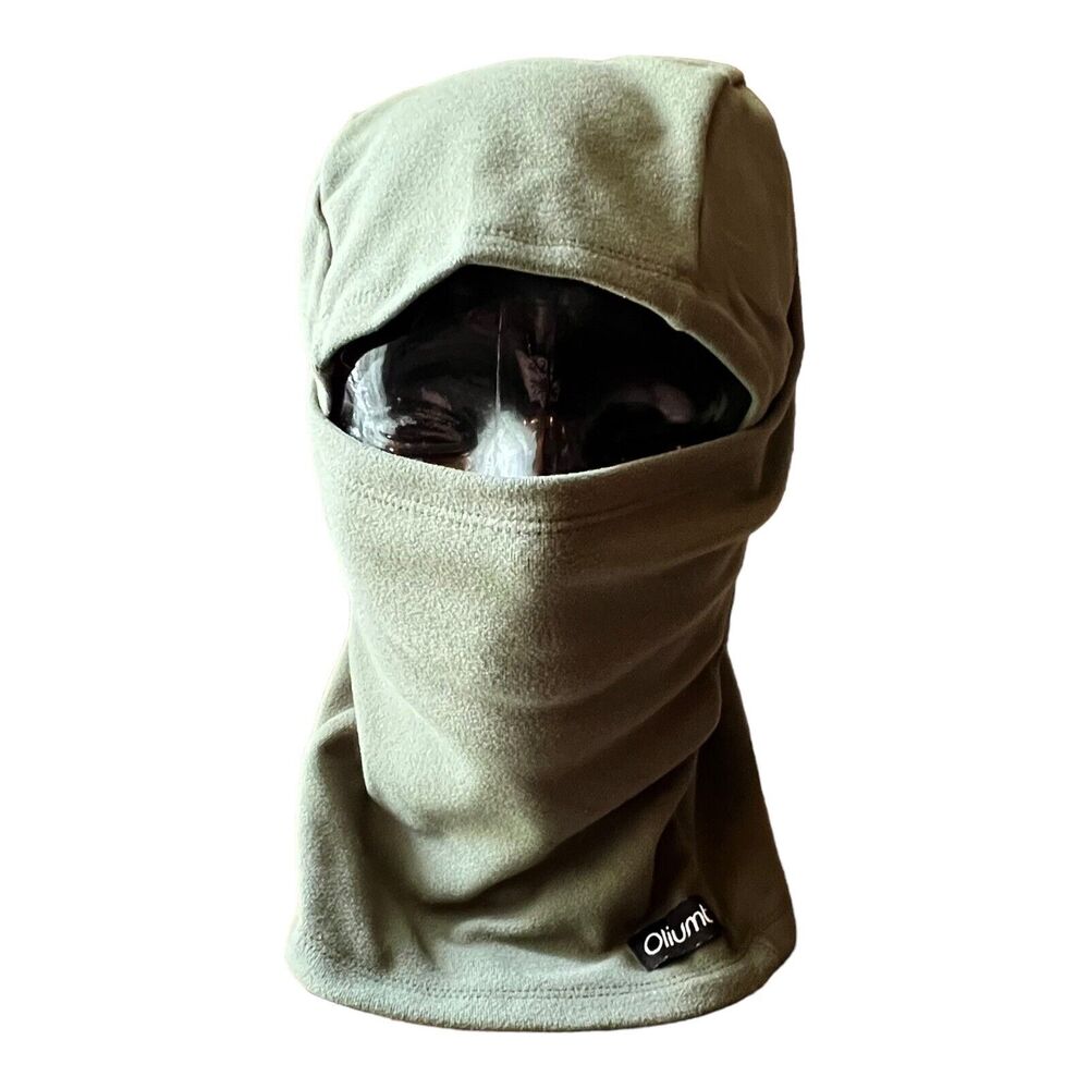 Oliumt Balaclava Winter Ski FullFace Mask Cover Thin Fleece Snow Gear Army Green